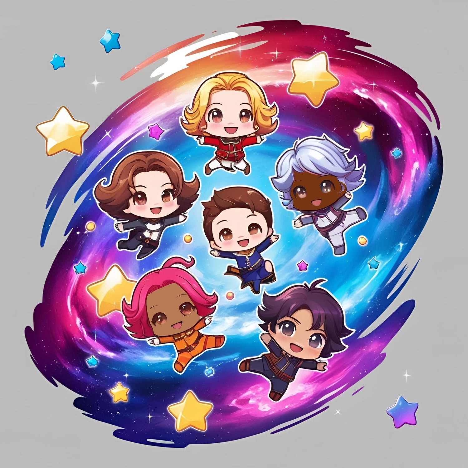 ✨ Chibi Galaxy Wonders: Digital Downloads to Brighten Your World🌌💫